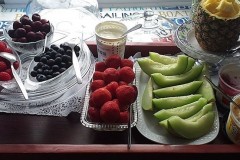 Fresh Fruit Platter for Breakfast